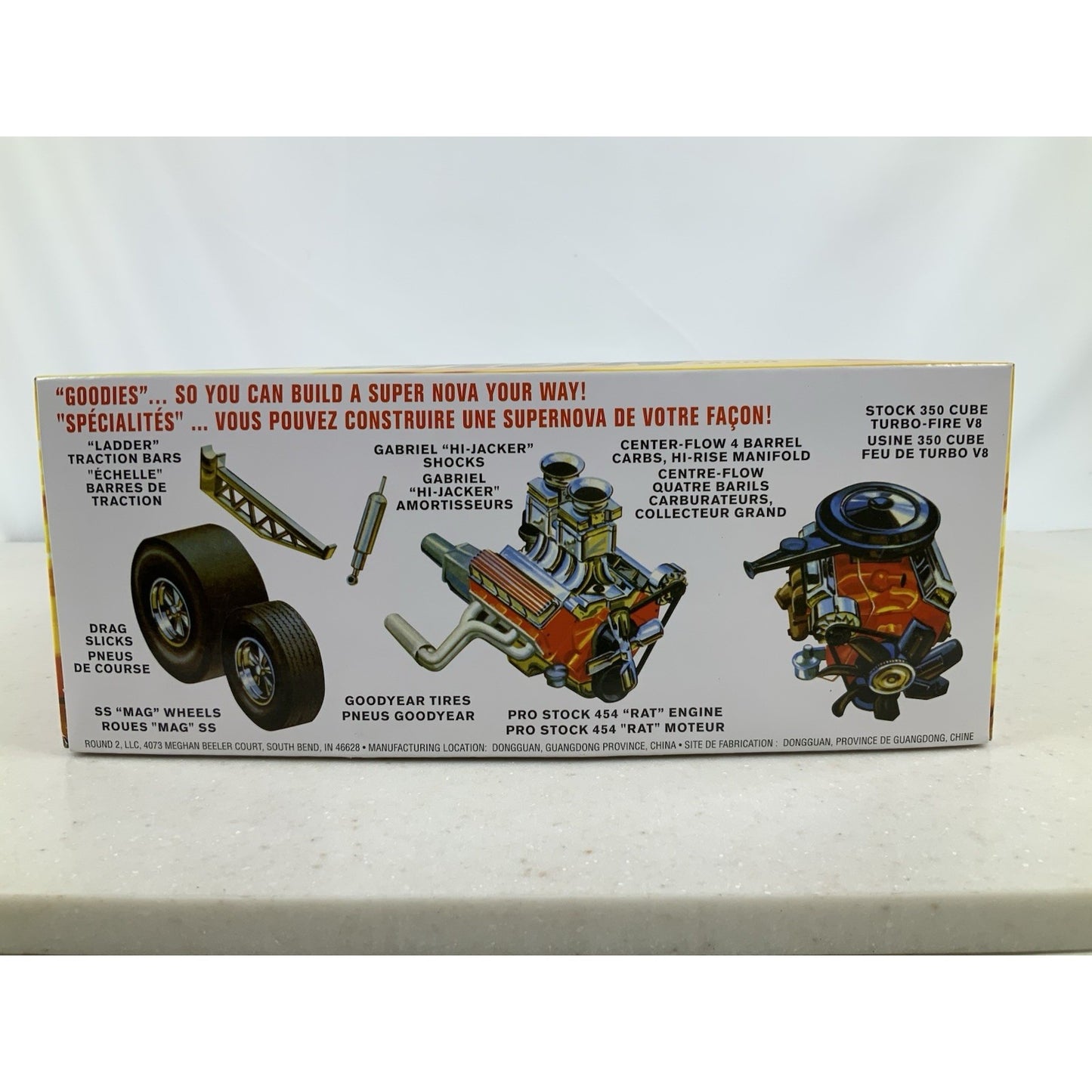 AMT 1972 Chevy Nova SS pro stocker 72 1:25 model kit DISTRESSED BOX