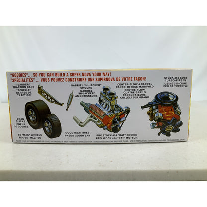 AMT 1972 Chevy Nova SS pro stocker 72 1:25 model kit DISTRESSED BOX