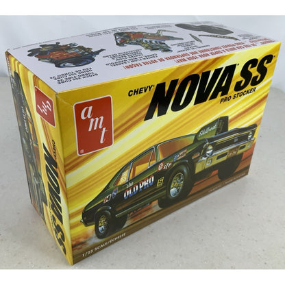 AMT 1972 Chevy Nova SS pro stocker 72 1:25 model kit DISTRESSED BOX
