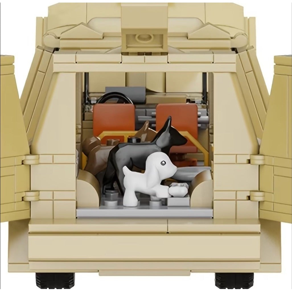 MOC Dumb & Dumber Movie Mutts Cuts Mobile Car Truck Building Block Set 499pcs