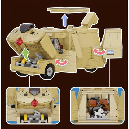 MOC Dumb & Dumber Movie Mutts Cuts Mobile Car Truck Building Block Set 499pcs