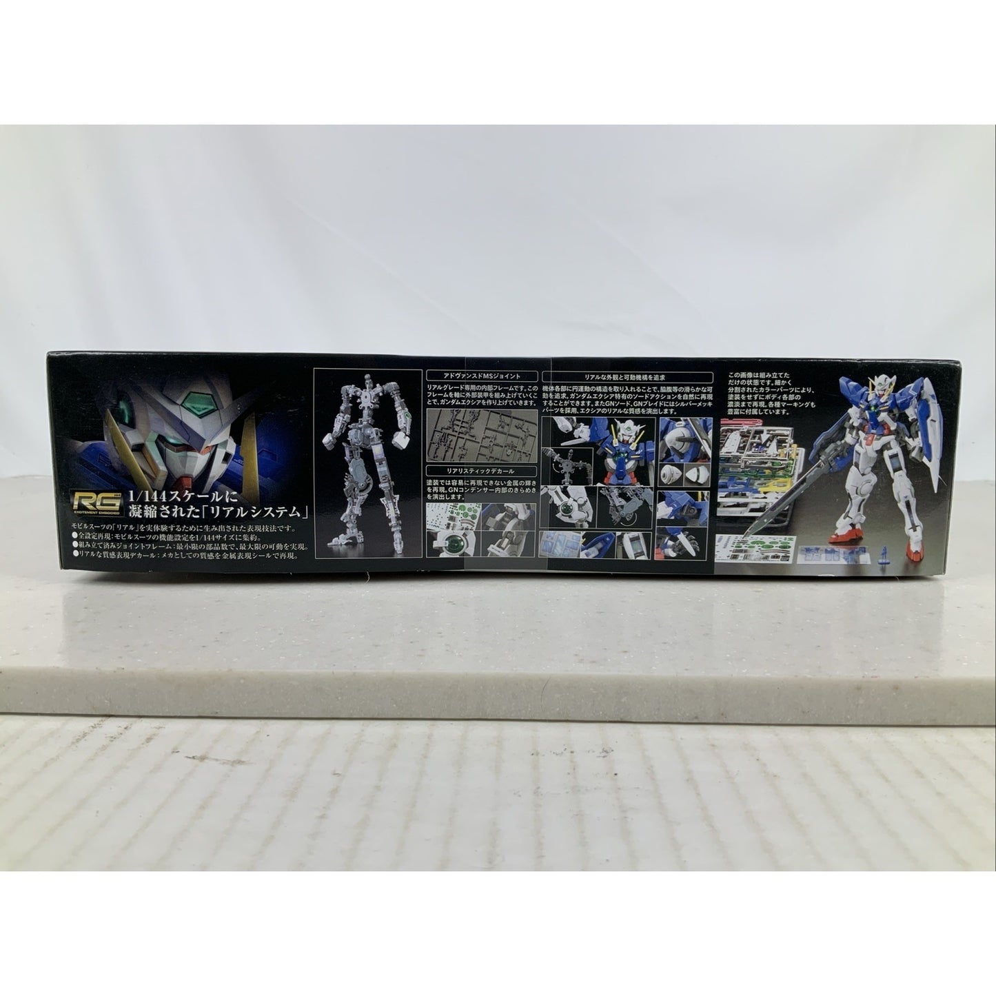 BANDAI RG Gundam Exia 00 GN-001 15 1:144 model kit DISTRESSED BOX