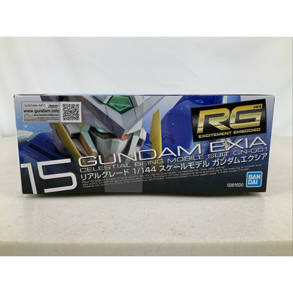 BANDAI RG Gundam Exia 00 GN-001 15 1:144 model kit DISTRESSED BOX