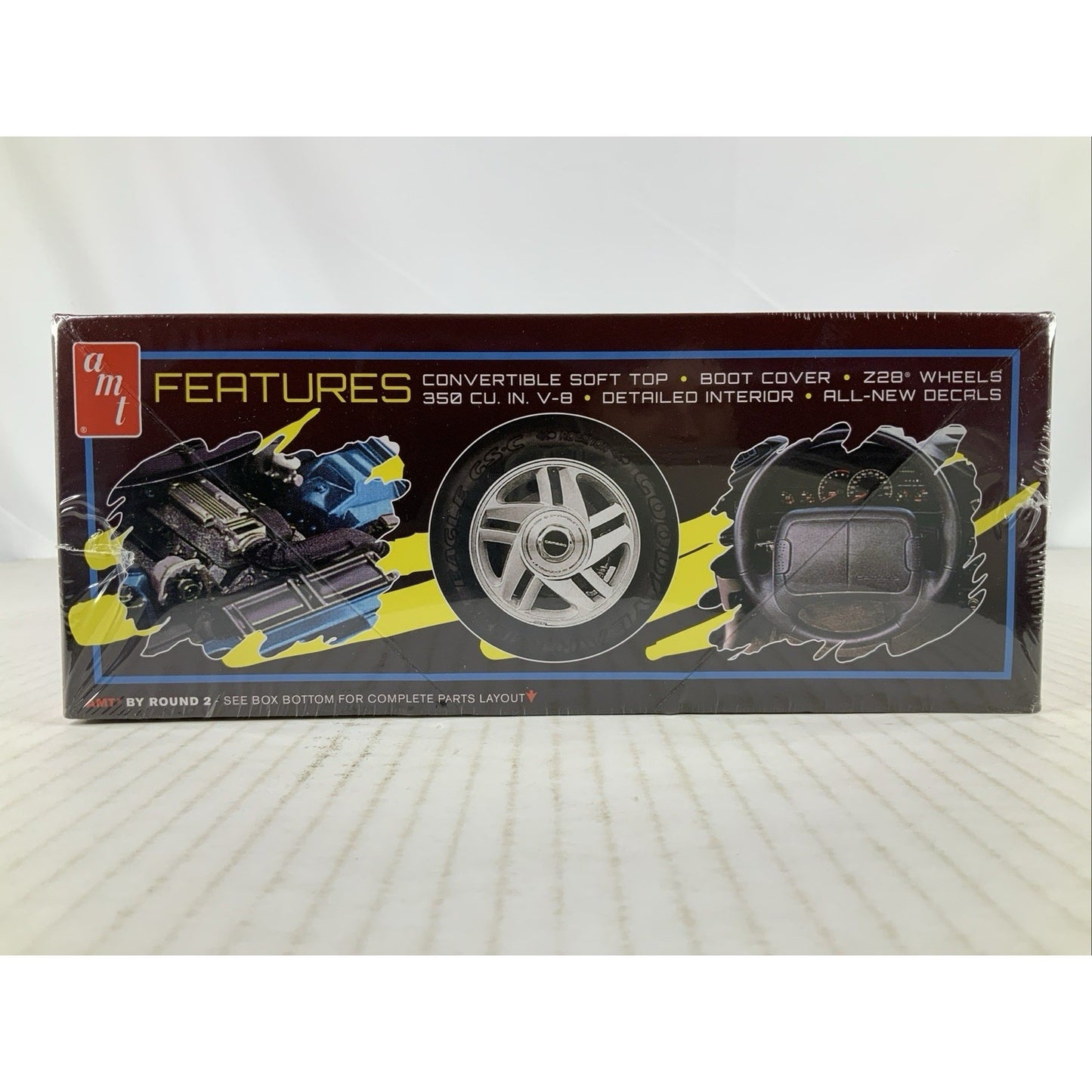 AMT 96 Chevy Camaro Z28 Convertible 1996 Z/28 1:25 model kit DISTRESSED BOX