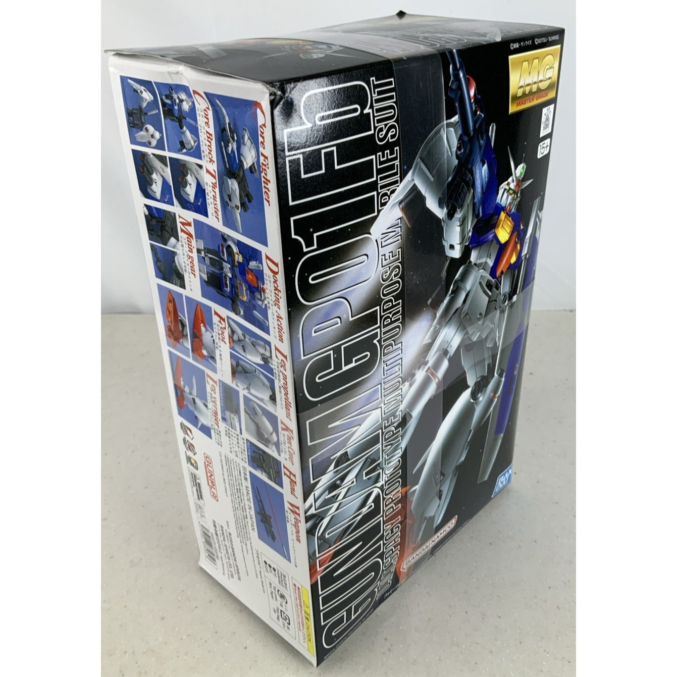 BANDAI MG RX-78 GP01Fb Gundam GP01Fb 1:100 model kit DISTRESSED BOX