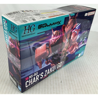 BANDAI HG Char's Zaku GQ GQuuuuuux 1:144 model kit DISTRESSED BOX