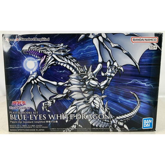 BANDAI Yu-Gi-Oh! Blue Eyes White Dragon Figure Rise model kit DISTRESSED BOX