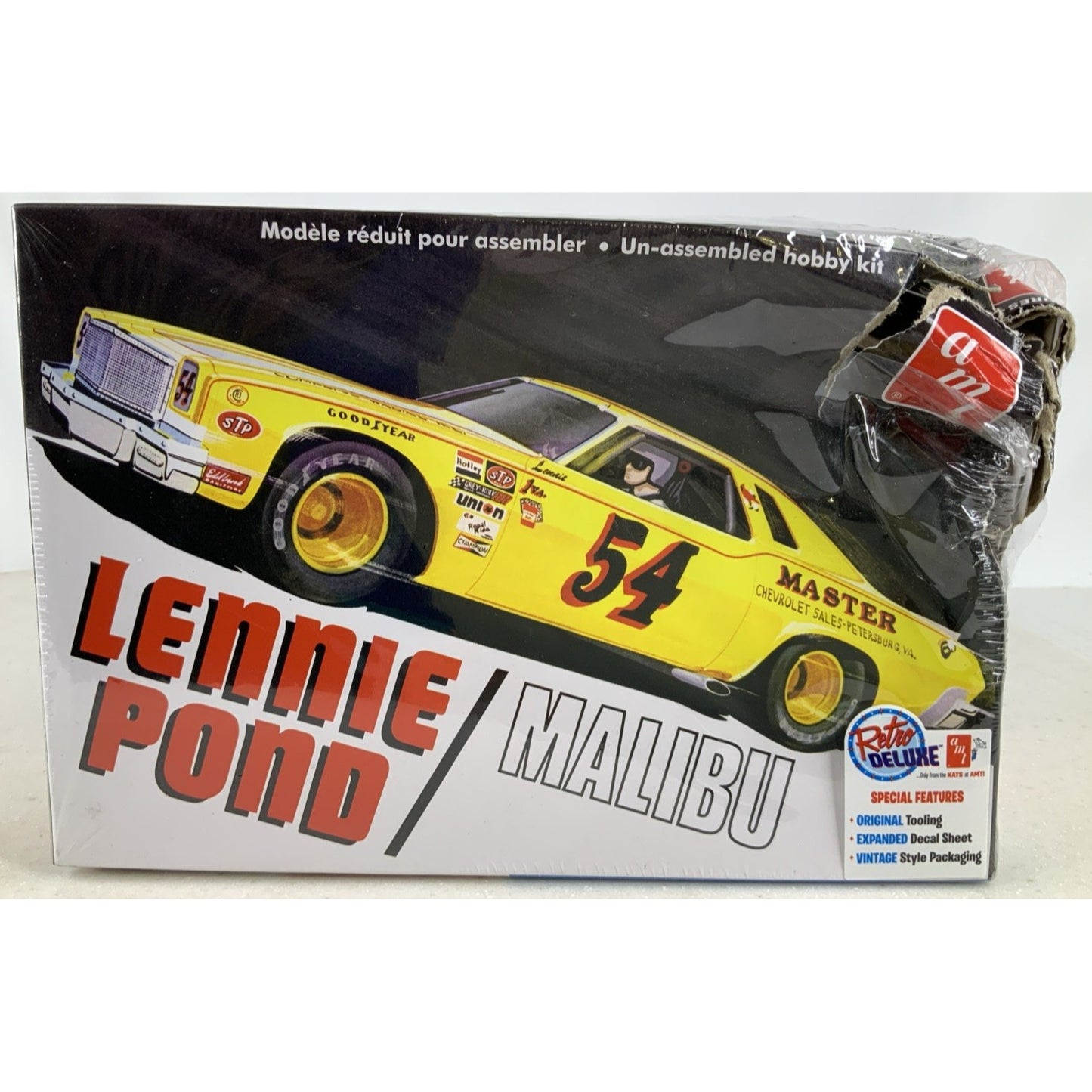 AMT Lennie Pond 1974 Chevy Malibu 1:25 model kit DISTRESSED BOX