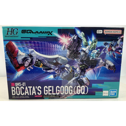 BANDAI GQ Bocata's Gelgoog Mobile Suit GMS-01 1:144 HG model kit DISTRESSED BOX