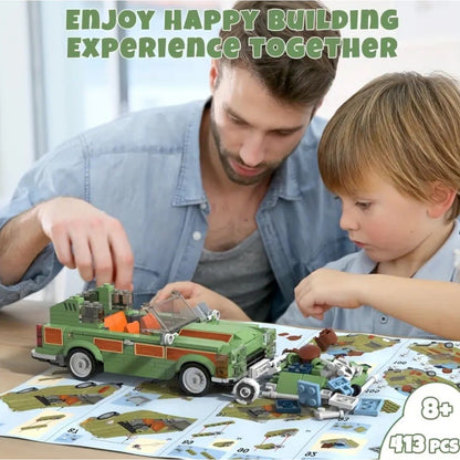 Griswold Vacation Family Truckster Station Wagon Building Block Brick Set MOC