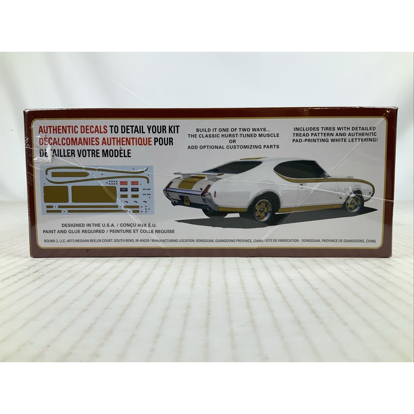 AMT 69 Hurst Olds 442 Cutlass 1969 Oldsmobile 1532 1:25 model kit
