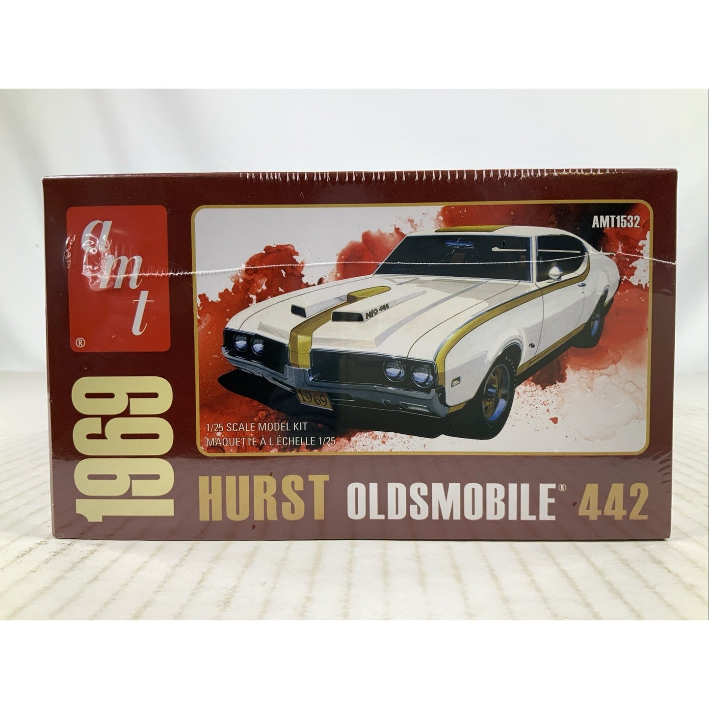 AMT 69 Hurst Olds 442 Cutlass 1969 Oldsmobile 1532 1:25 model kit