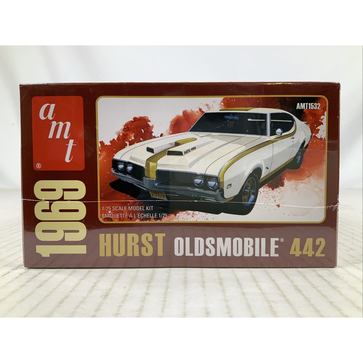 AMT 69 Hurst Olds 442 Cutlass 1969 Oldsmobile 1532 1:25 model kit