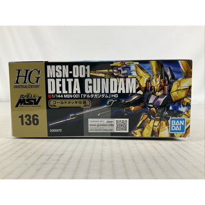 BANDAI HG MSN-001 Delta Gundam 136 HGUC MSV 1:144 model kit DISTRESSED BOX