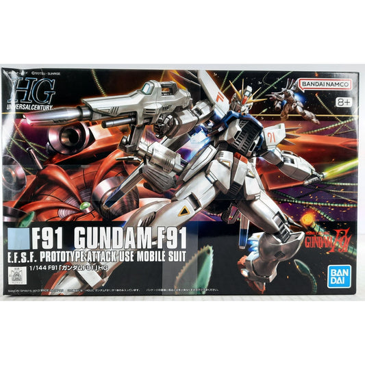 BANDAI HG F91 Gundam F91 HGUC 167 5057955 1:144 model kit DISTRESSED BOX