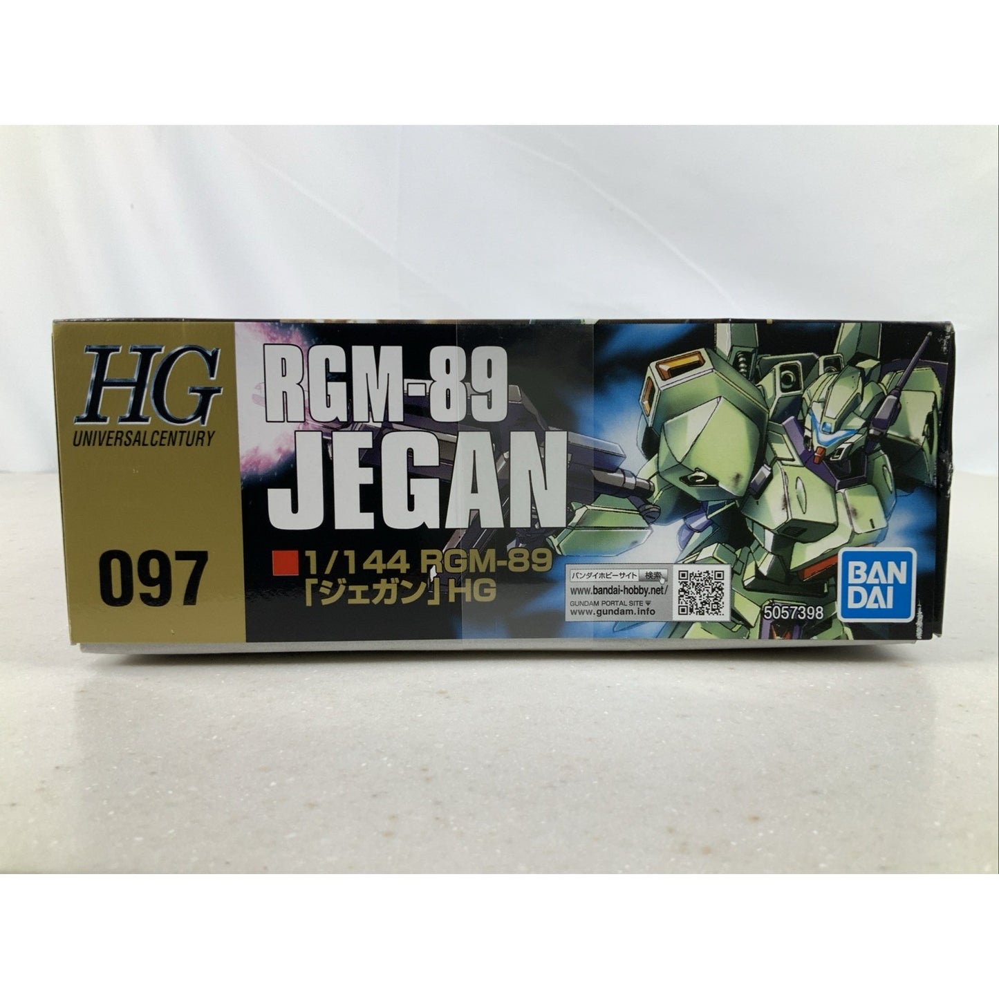 BANDAI HG RGM-89 Jegan HGUC 097 1:144 model kit DISTRESSED BOX