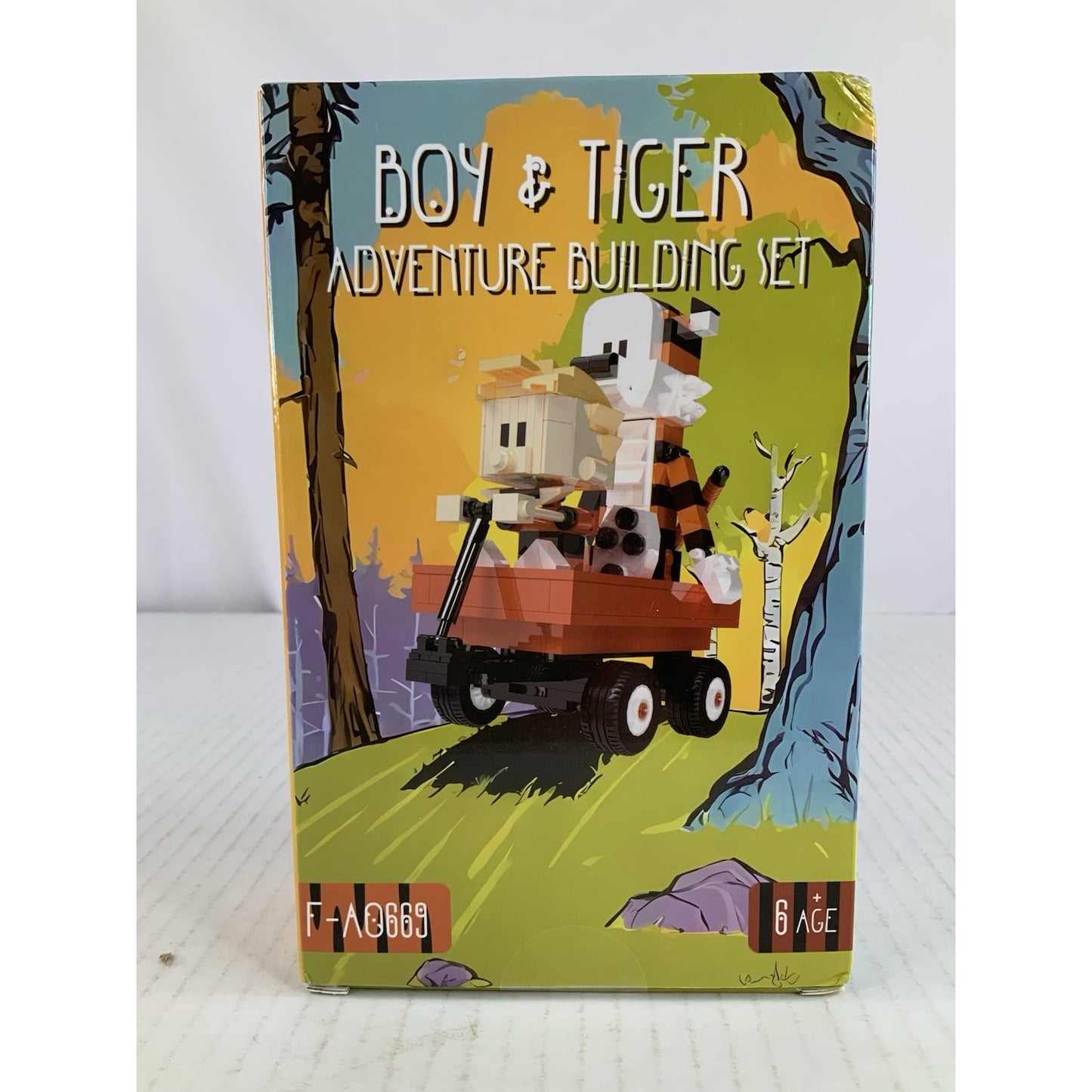 A Boy And His Tiger Moc Building Block Compatible Set New In Box Vintage Comic
