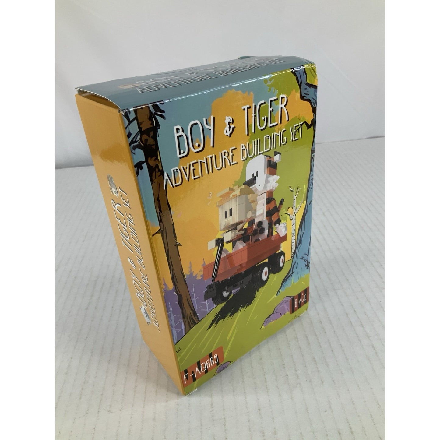 A Boy And His Tiger Moc Building Block Compatible Set New In Box Vintage Comic