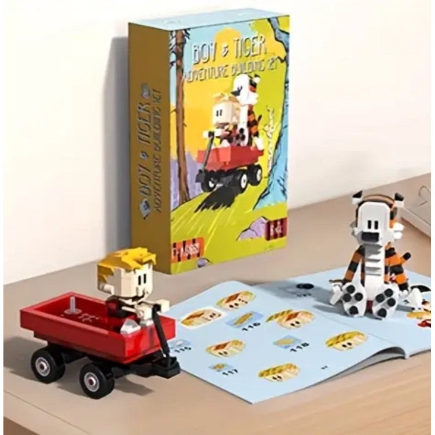A Boy And His Tiger Moc Building Block Compatible Set New In Box Vintage Comic