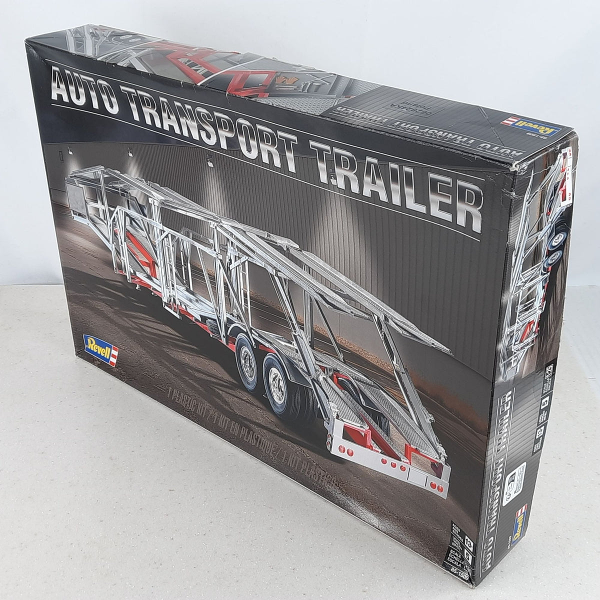 REVELL Auto Transport Trailer 1:25 model kit DISTRESSED BOX